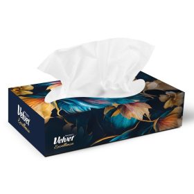   Velvet Excellence Dobozos Papírzsebkendõ, kozmetikai kendõ 4rtg 100% cell 90 lap /doboz