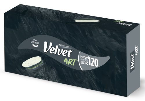 Velvet Art Dobozos Papírzsebkendõ, kozmetikai kendõ 3rtg 100% cell 120 lap /doboz