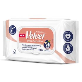 Velvet Nedves Toalettpapír 48 db-os Ultra Sensitive