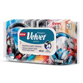 Velvet Nedves Toalettpapír 48 db-os Junior