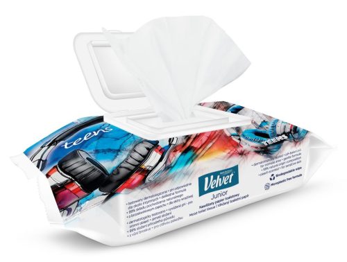 Velvet Nedves Toalettpapír 48 db-os Junior