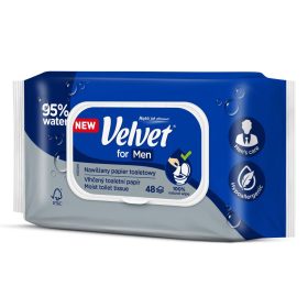 Velvet Nedves Toalettpapír 48 db-os Men
