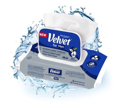 Velvet Nedves Toalettpapír 48 db-os Men