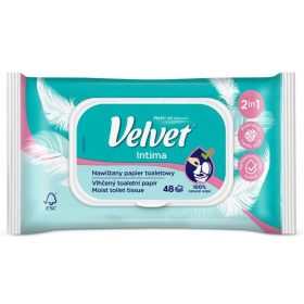 Velvet Nedves Toalettpapír 48 db-os Intima