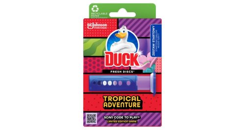 Duck wc tisztító korong Tropical 36ml