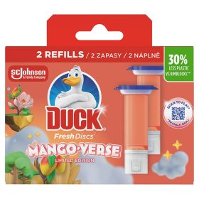 Duck wc tisztító korong Mango-Verse 2x36ml