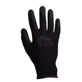 Munkavédelmi PU kesztyû 12 fekete