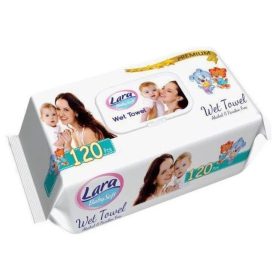 Lara nedves törlõkendõ  Prémium 120db-os