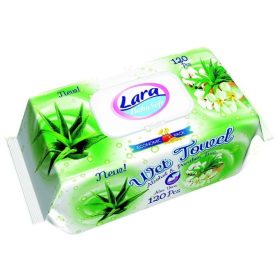 Lara nedves törlõkendõ Aloe vera 120db-os