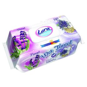 Lara nedves törlõkendõ Levendula 120db-os
