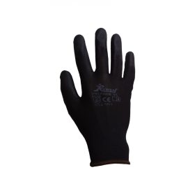 Munkavédelmi PU kesztyû 8 fekete