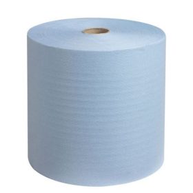   Tekercses kéztörlõ 2rtg KÉK ragasztott  108 m/tek 6 tek/krt