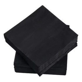 Szalvéta 2 rtg 100% cell 33x33 cm 200 lap /csom fekete